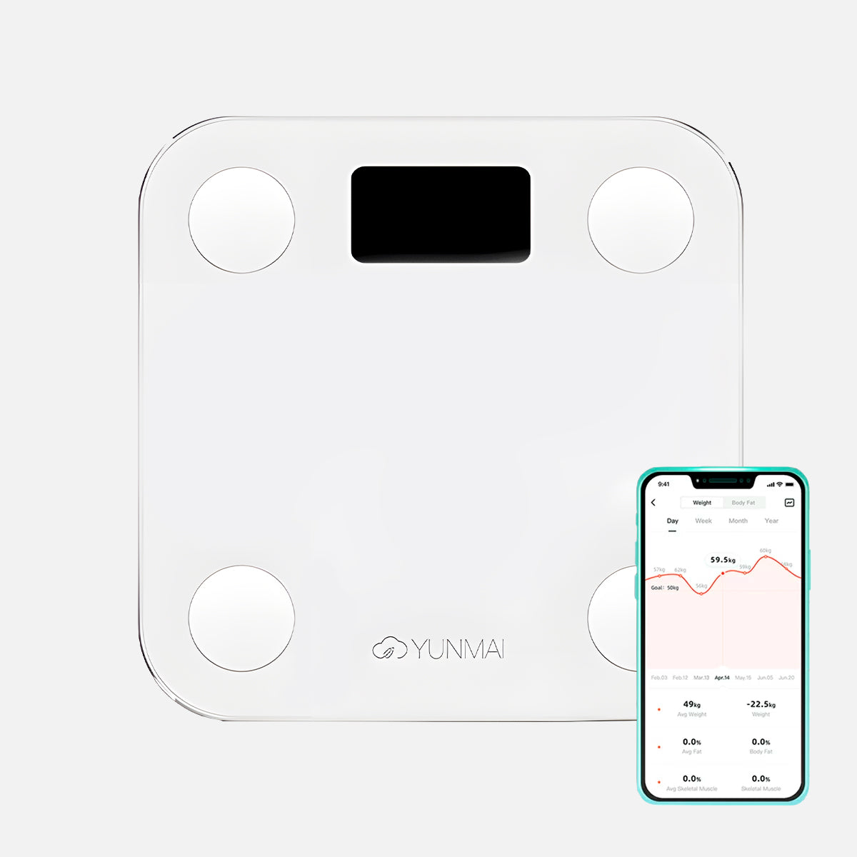 YUNMAI Mini Smart Scale White (M1501-WH)