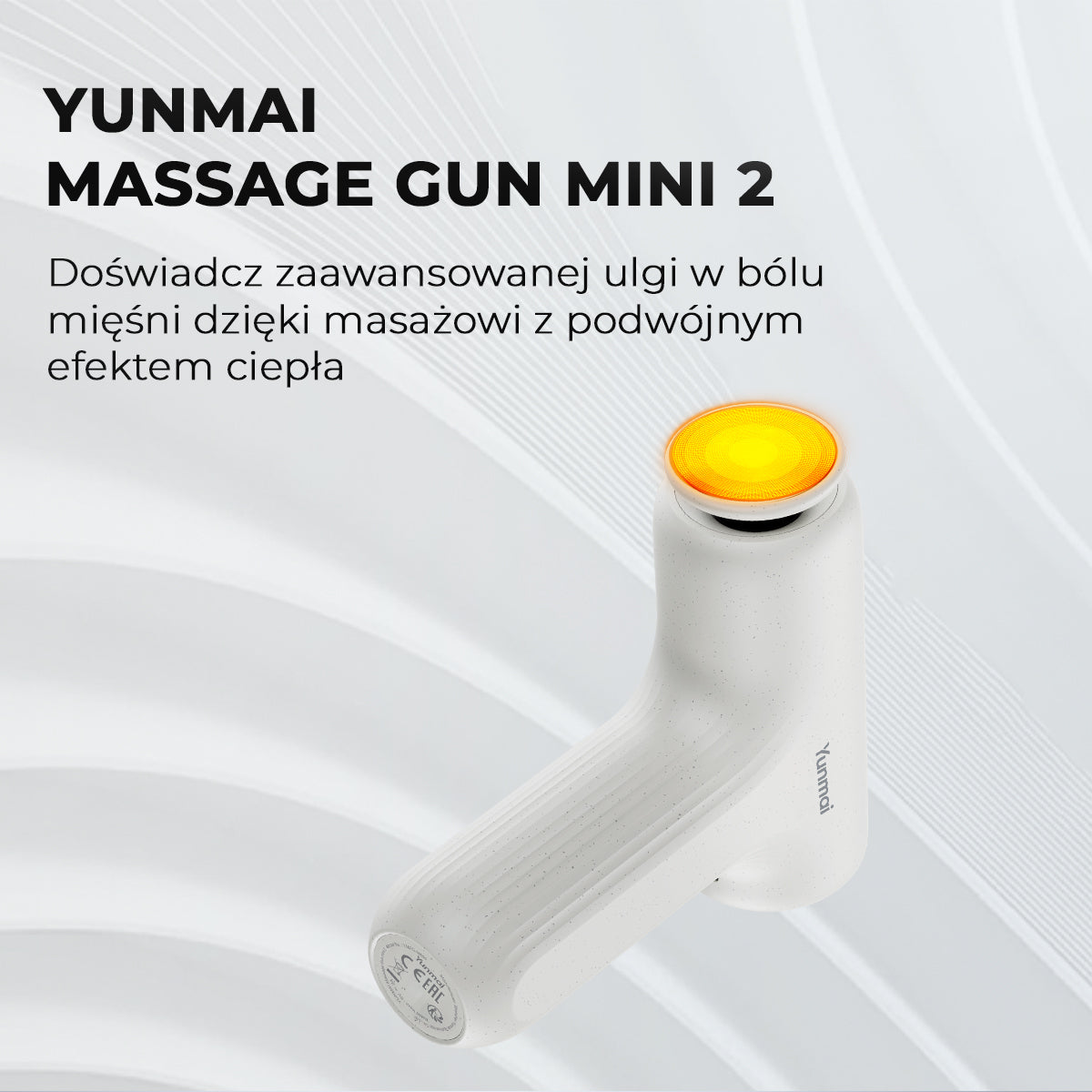 Mini masażer pistoletowy Yunmai 2 (YMFG-M356) | Masażery powięziowe Yunmai