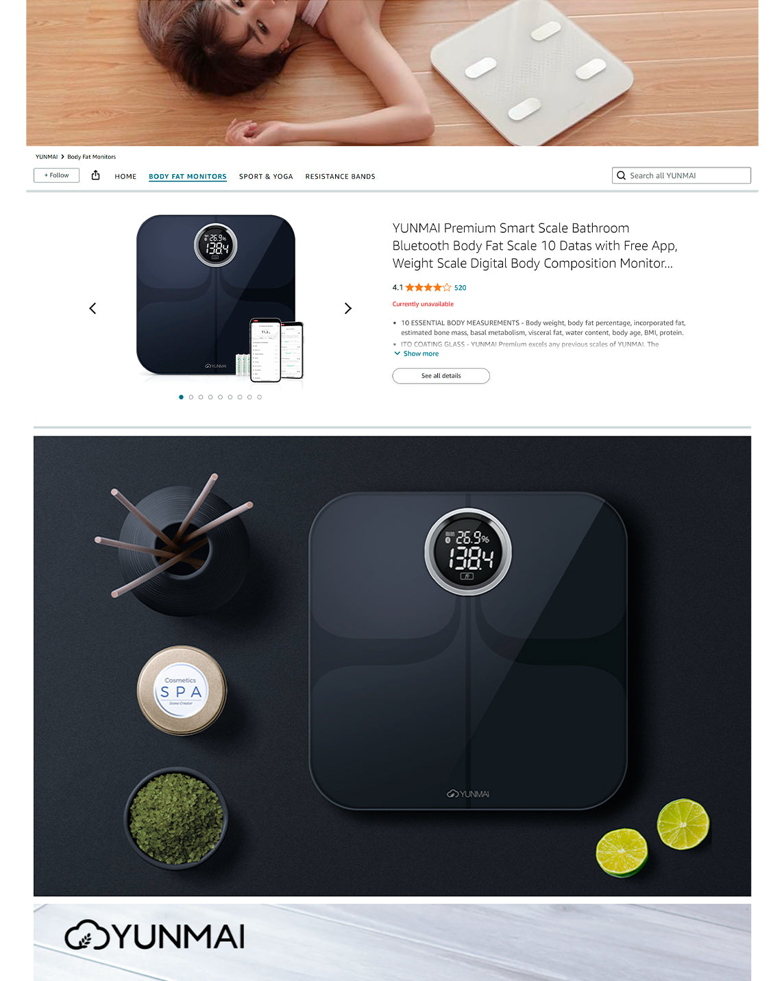 Best-selling smart scale on Amazon